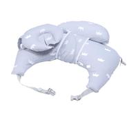 Lazmin112 Cojín Infantil, Llenado de Algodón de Poliéster 7d de Algodón de Lavable con Almohadilla Ajustable Ajustable Piel Amigable para Dormitorios (GREY)