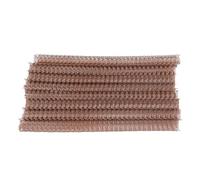 Lazmin112 Columna de Unión de Alambre de Doble Molienda, 3: 1 Tono 12.7 Mm de Diámetro de un Bucle de Unión de Uso Lejano Columna Vertebral 100pcs 100 Coacción de Metal para Documentos (Oro rosa)