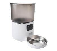 Lazmin112 Comedero Automático para Gatos, Dispensador de Alimentos para Mascotas WiFi de 4L con Control de Aplicación y Grabadora de Voz, Dispensador de Alimentos Secos Temporizado (Enchufe de la UE)