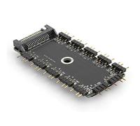 Lazmin112 Concentrador Divisor de LED RGB de 3 Clavijas, Concentrador de Estación de Acoplamiento de Componentes Internos de Computadora Portátil de 5 V, para Interfaz