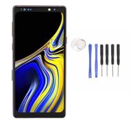 Lazmin112 Conjunto de Digitalizador Táctil 3D con Pantalla LCD, Kit de Reemplazo de Pantalla de 6,4 Pulgadas para Note 9 con Herramientas de Reparación, Compatible con SM N9600 N960U N960F (Gold)