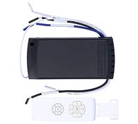 Lazmin112 Control Remoto del Ventilador de Techo, luz del Ventilador pequeño Control Remoto de la lámpara del Ventilador Regulador de Velocidad Temporización Interruptor Inteligente inalámbrico