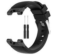 Lazmin112 Correa de Reloj de Silicona, Correa de Repuesto Impermeable Suave y Agradable para la Piel con Liberación Rápida, para Reloj Inteligente Huami T Rex T Rex Pro de 22 Mm (BLACK)
