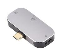 Lazmin112 Eje Multipuerto Portátil Robusto 3 del Muelle del USB C en 1 para OS X con Carga Rápida 100W