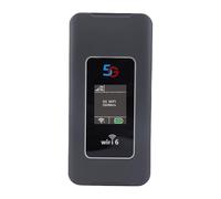 Lazmin112 Enrutador de Punto de Acceso Móvil 5G, Dispositivo WiFi 6 Portátil con Banco de Energía de 8000 MAh y Ranura para Tarjeta SIM, para Viajar en 50 Países Que Admiten 32 Dispositivos