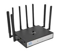 Lazmin112 Enrutador WiFi 6 CPE, Módem 5G NR SA NSA Velocidad Ultrarrápida de 4,67 Gbps, Tecnología 4x4 MU MIMO OFDMA para 100 Dispositivos, con Ranura para Tarjeta SIM Puertos WAN LAN, para (Enchufe