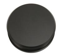 Lazmin112 Estabilizador de Disco Giratorio Absorción de Impactos Compatibilidad Total Aleación de Aluminio con Almohadilla Inferior de Silicona para Alcalde Efecto de Latris (Black)