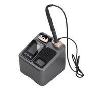 Lazmin112 Estación de Soldadura de 120 W con Transformador 2 S Calentamiento Rápido 100-480 °C Control de Temperatura PID Pantalla LCD Reposo Automático con Diseño de Cable de Conexión a (Enchufe de