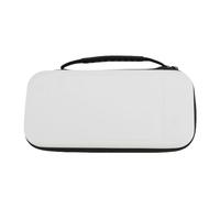 Lazmin112 Estuche de Transporte de Viaje, Bolsa Protectora de Almacenamiento para Consola de Juegos con Bolsillo de Malla y 10 Ranuras para Tarjetas de Juego, Apto para Controladores (White)