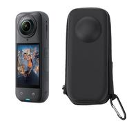 Lazmin112 Estuche de Transporte para Cámara, Bolsa de Almacenamiento Protectora Portátil con para 360 X5 X4, Material de PU a Prueba de Agua, Golpes y Polvo