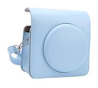 Lazmin112 Estuche para cámara de Hombro, Bolso Protector de cámara de Cuero PU portátil con Correa para Hombro, Apto para cámara Instax Square SQ1(Azul)