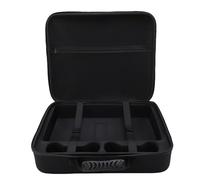 Lazmin112 Estuche Rígido de Transporte para Consola, Bolsa de Viaje Resistente Al Agua y Resistente a los Arañazos con Correa Ajustable para el Hombro, para Adaptador de Corriente (Black)