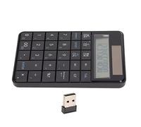 Lazmin112 Función de Calculadora de Teclado Numérico Inalámbrico de 2,4 GHz, Diseño Ergonímico de 29 Teclas, Tapón USB y Juego