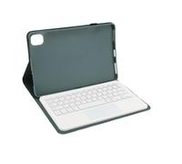 Lazmin112 Funda de Teclado para Tableta Mi Pad 5/5 Pro de 11 Pulgadas, Teclado Bluetooth Inalámbrico Desmontable Retroiluminado con Trackpad Multitáctil, Estuche Magnético con Soporte para