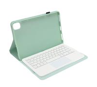 Lazmin112 Funda de Teclado para Tableta Mi Pad 5/5 Pro de 11 Pulgadas, Teclado Bluetooth Inalámbrico Desmontable Retroiluminado con Trackpad Multitáctil, Estuche Magnético con Soporte para