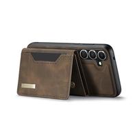 Lazmin112 Funda Magnética para Teléfono, Tarjetero Desmontable con Función de Soporte, Diseño de 3 Pliegues para Múltiples Tarjetas y Efectivo, para S24 (S24)
