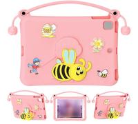 Lazmin112 Funda Protectora EVA, Funda a Prueba de Golpes 10.2 Air 3 Pro 10.5 con Soporte Incorporado, para Aprender a Ver Vídeos (Pink)