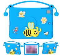 Lazmin112 Funda Protectora EVA, Funda a Prueba de Golpes 10.2 Air 3 Pro 10.5 con Soporte Incorporado, para Aprender a Ver Vídeos (Blue)