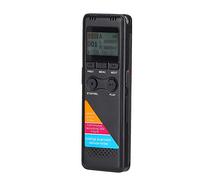Lazmin112 Grabador de Mp3 Portátil de 8GB, Pantalla LCD HD USB con Carga de Ruido con Grabación de Voz Coneuriculares Digitales