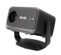 Lazmin112 HD 1080P, Brillo 500 ANSI LM, Enfoque Automático, Corrección Trapezoidal con WiFi 6 Bluetooth 5.4 TV, Compatible con USB para Películas en Casa Al Aire Libre (Enchufe de la UE)