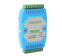 Lazmin112 Hub RS485 de Grado Industrial, 8 Puertos, Soporta 300 a 460800bps, Aislamiento Optoelectrónico, Fácil Instalación, Ideal para Adquisición de Datos yIoT