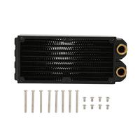Lazmin112 Intercambiador de Calor de Cobre de Alto Rendimiento con Excelente Disipación de Calor para PC, Radiadores de Doble Capa de 45 Mm de bajo Ruido, 8 Tubos, Construcción Robusta