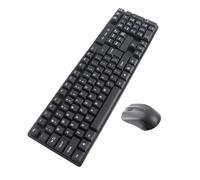 Lazmin112 Juego Combinado de Mouse Keybdard inalámbrico, conexión 2.4G, Teclado de Escritura portátil silencioso de 1600 dpi con Almohadilla Antideslizante, para computadora portátil PC