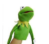 Lazmin112 Juguete de Mano con Espectáculo de Marionetas de Peluche de Rana Grande para Niños y Adultos, Juguete de Regalo Educativo Interactivo para Cumpleaños de Navidad, Material: Felpa, : (Green)