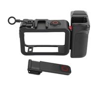 Lazmin112 Kit de Jaula para Cámara para 6, Marco Protector ABS de Alta Resistencia con Soporte Zapata Fría para Micrófono y Luz LED, Cuerda Anticaída y Desmontaje Rápido