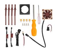 Lazmin112 Kit de Montaje de Impresión 3D con Ventilador Más Silencioso y Enfriador para Consola de Juegoscon Ventilador de 40x40x10 Mm y 12 V, Material Estéticamente Agradable y de Primera