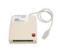 Lazmin112 Lector de Tarjetas PCMCIA USB 2.0, Lector de Tarjetas de Almacenamiento de PC Externo de 68 Pines, Transmisión Estable de 20 G Lector de Tarjetas ATA de Chip Fuerte Plug Play