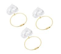 Lazmin112 Llavero Conmemorativo de Pelo de Gato, Diseño Sellado, Cápsula Portátil de Recuerdo de Pelo de Mascota para Amantes de Las Mascotas, Paquete de 3 (Tipo 1)