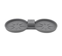 Lazmin112 Matera de Inserción del Revestimiento de Soporte de Taza de Consola Central, Diseño Resistente Al Agua para una Funcionalidad óptima (Grey)