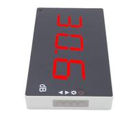 Lazmin112 Medidor de Nivel de Ruido Digital con Alarma Pantalla LCD de 3 Pulgadas para Montaje en Pared Adecuado para Bares y Aulas Material ABS
