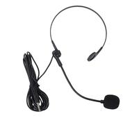 Lazmin112 Micrófono con Auriculares, Micrófono con Auriculares De 3,5 Mm con Cable De 1,2 M, para Cantar, Hablar, Profesores, Entrenadores, Presentaciones, Personas Mayores Y Más