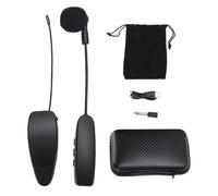 Lazmin112 Micrófono Inalámbrico UHF para Instrumentos, Captación de 360° con Reducción de Ruido para Actuaciones en Directo de Violín, Guitarra y Violonchelo, Transmisión de Larga