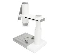 Lazmin112 Microscopio Digital Inalámbrico Portátil con Aumento de 50-1000x HD 2MP WiFi Microscopio USB para Batería Interior Al Aire Libre y Recargable (White)
