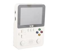 Lazmin112 Mini Consola de Videojuegos, 640x480 Dual Core Retro Retro Handheld Game Game Console con 32 G de Tarjeta para Niños (White)