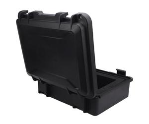 Lazmin112 Mini Estuche Satelital, Caja Transporte Duro Impermeable IP67 Kit Platos Mini, Estuche Viaje Bloqueable para Mini, Soporte Patada, Adaptador Tubería, Fuente Alimentación, Cables