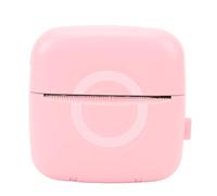 Lazmin112 Mini Impresora de Pegatinas, Impresora Térmica Portátil con Aplicación, Impresora de Bolsillo, Impresora de Etiquetas Inalámbrica Bluetooth para Niños Estudiantes (Light LED)