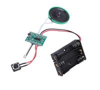 Lazmin112 Módulo de Grabación de Sonido, Chip de Módulo de Grabación de Voz Grabable de 4 Minutos con Altavoz, Reproducción en Bucle Activada por Luz para Proyectos de Bricolaje