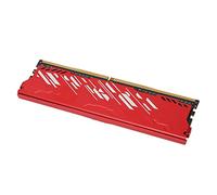 Lazmin112 Módulo de Memoria de Escrito DDR4 2666MHz, Ram de Juego Roja de Aleación de Aluminio de Ando de Banda 21300, para Actualización de Chasis de CompuTADORA (8GB)