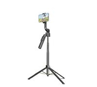 Lazmin112 Palo Selfie Inteligente AI, 8 Secciones Extensible a 175 Cm con Seguimiento Automático de 360° y Control Remoto BT 5.0, para Cámara de Smartphone Vlogging Transmisión Vivo