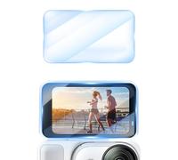 Lazmin112 Paquete de 2 Protectores de Pantalla de Vidrio Templado 9H, Ultrafino de 0,33 Mm, sin Burbujas, HD Transparente con Revestimiento Oleofóbico Hidrofóbico, para Cámara 360 Go