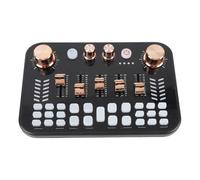 Lazmin112 Paquete de Equipo de Caja de Resonancia para Podcast, Mezclador Cambiador de Voz Bluetooth con Interfaz de de Tarjeta de Sonido en, para Transmisión en, Podcasting, Juegos,