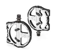 Lazmin112 Pedales de Bicicleta de Aleación de Aluminio con Estructura de Acero Al Cromo-molibdeno para una Experiencia de Ciclismo Lujosa, Adecuados para Diversas Disciplinas de Ciclismo (Versión