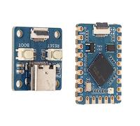 Lazmin112 Placa de Desarrollo Pequeña RP2040 para, Procesador de Doble Núcleo, con Adaptador de Puerto USB y Cable FPC, Soporte para Desarrollo C/C++/Python