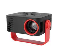 Lazmin112 Portátil, Full HD 1080P, Rotación 360° con Corrección Trapezoidal Automática y Función de Zoom, Compatible con Teléfono Inteligente, Computadora Portátil, TV Stick (Enchufe de la UE)