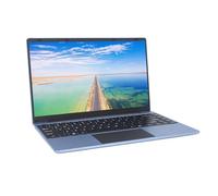 Lazmin112 Portátil Portátil de 14,1 Pulgadas con Procesador J4125, SSD LPDDR4 de 8 GB, Gráficos UHD 600, Múltiples Puertos, Pro, Azul (Enchufe Europeo 8GB + 256GB)