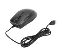 Lazmin112 Ratón de Computadora USB con Cable de 1200 dpi Ratón óptico Ergonómico con Cable para Juegos con Material ABS, Plug and Play para Computadora Portátil de Oficina, Diseñado para